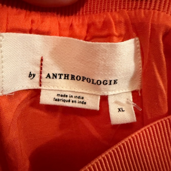 Anthropologie Orange Lace Maxi Skirt - Picture 3 of 4